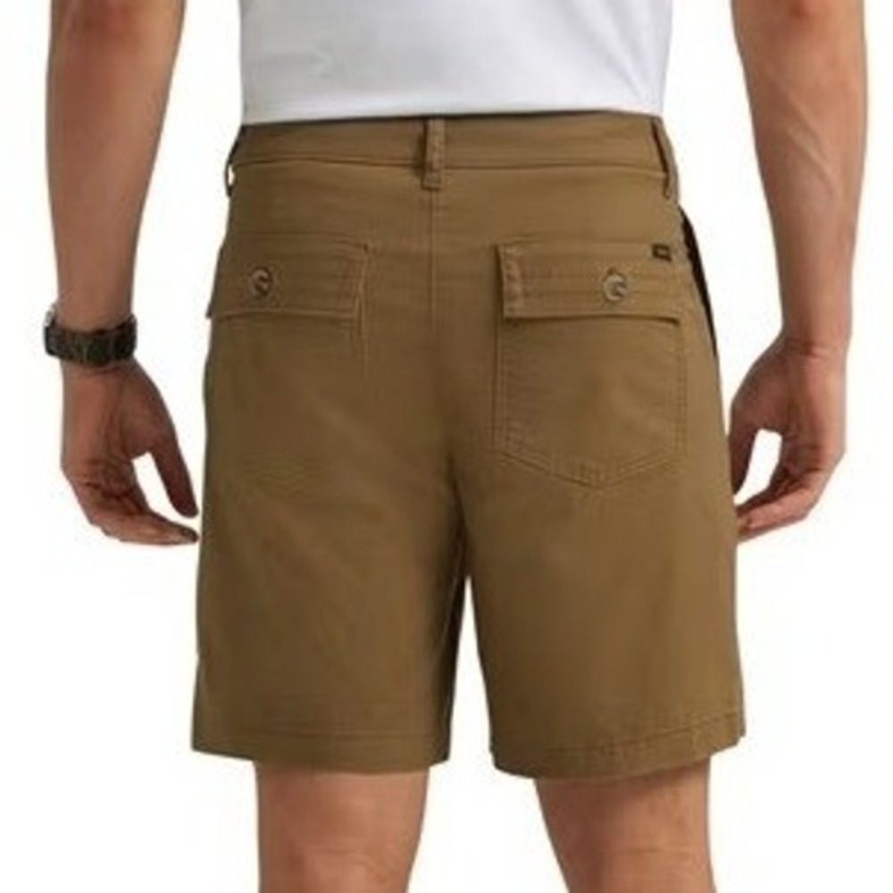 LEE HERITAGE Utility Shorts Mens 44 Kangaroo Brown Cargo Relaxed Lightweight NWT